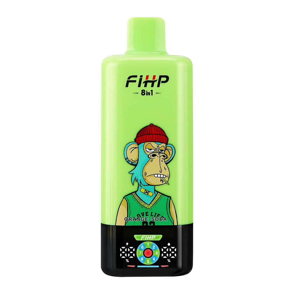 FIHP 200K 8 in 1 Red Bull&Blueberry Ice&Watermelon Ice&Strawberry Kiwi flavor