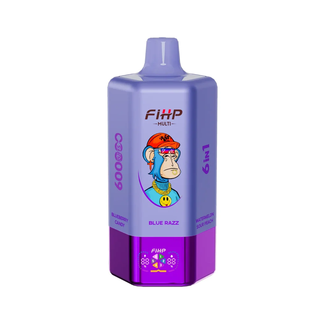FIHP 600K Blue Razz flavour combination
