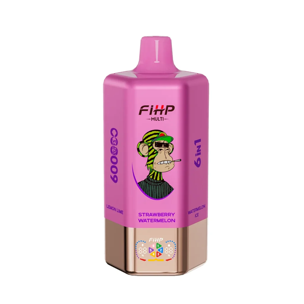 Strawberry Watermelon FIHP 600K 6 in 1 vape