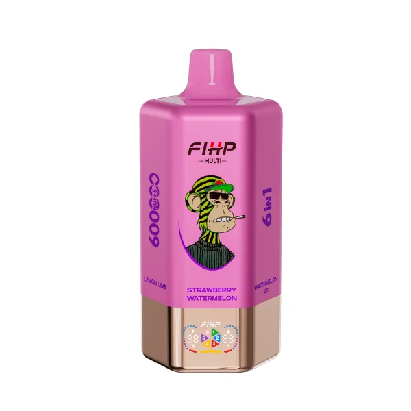 Strawberry Watermelon FIHP 600K 6 in 1 vape