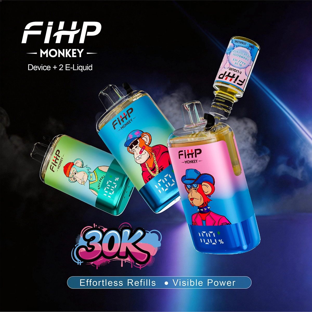 FIHP Monkey 30000 disposable vape promotional image
