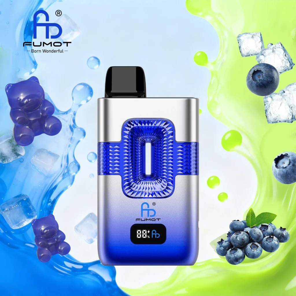 Fumot ECO 2 in 1 50000 Blue Razz Gummy Bear & Blue Razz Ice Pop flavor