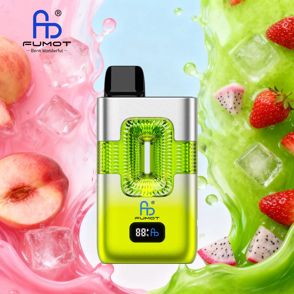 Peach Ice & White Mamba disposable vape flavor