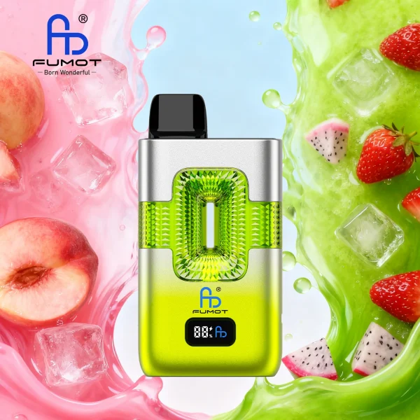 Peach Ice & White Mamba disposable vape flavor