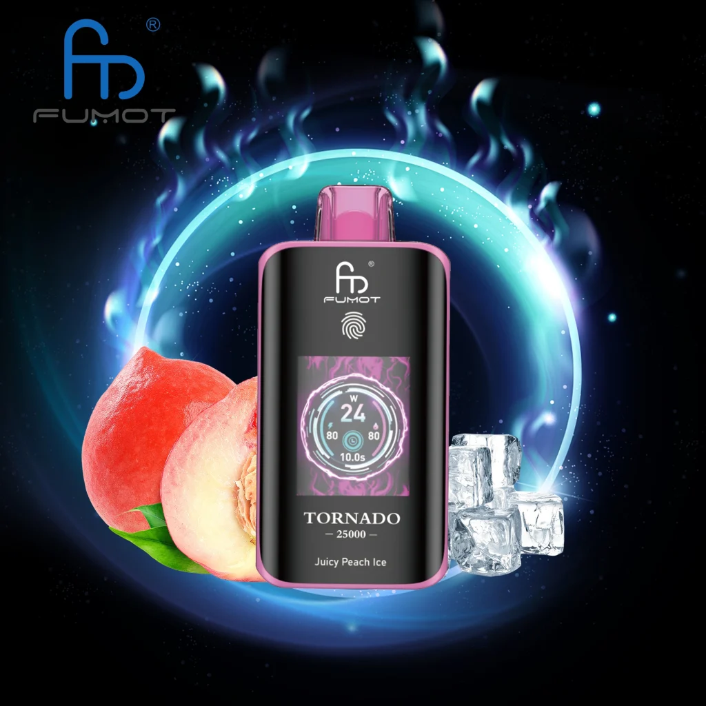 Juicy Peach Ice disposable vape flavor