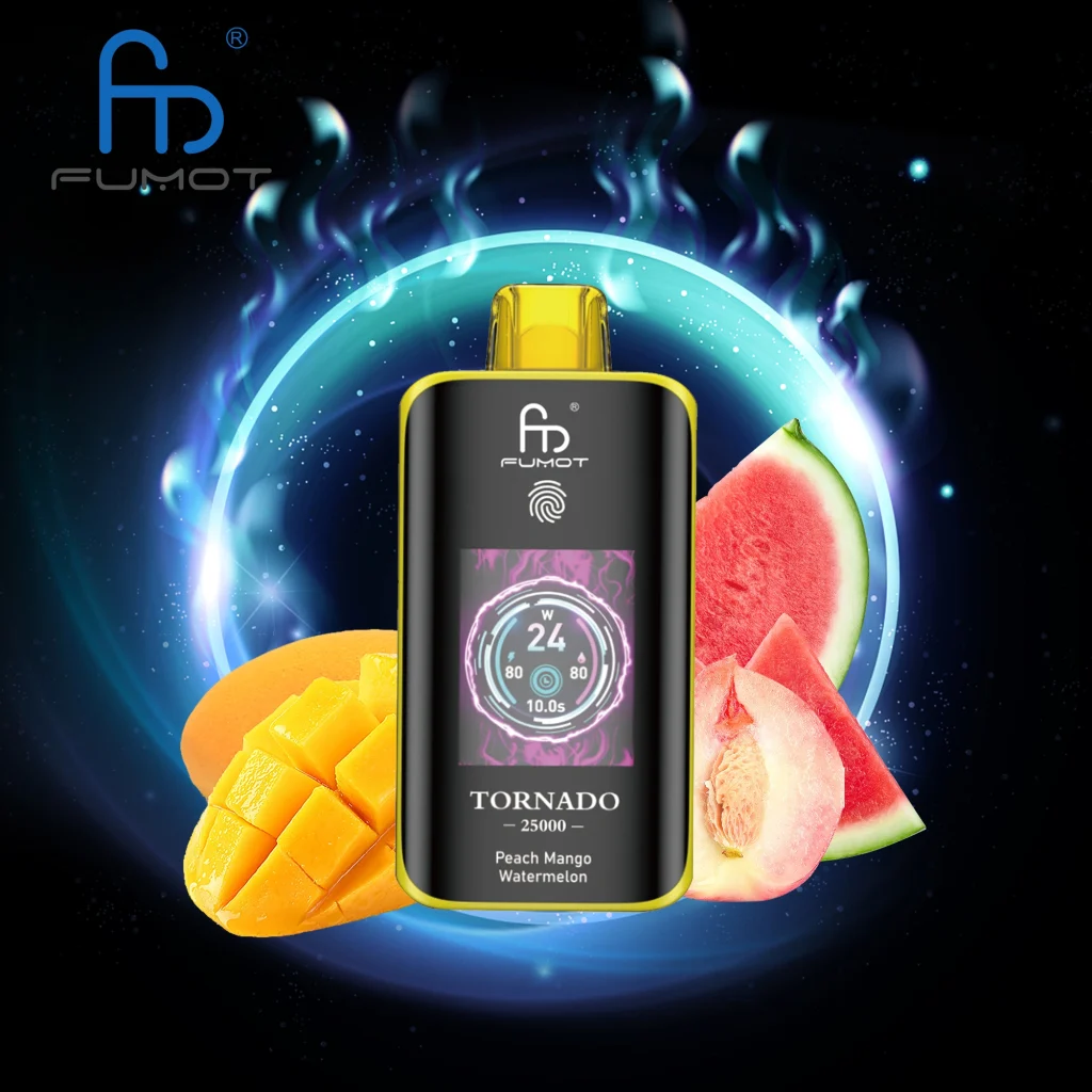 Peach Mango Watermelon disposable vape flavor