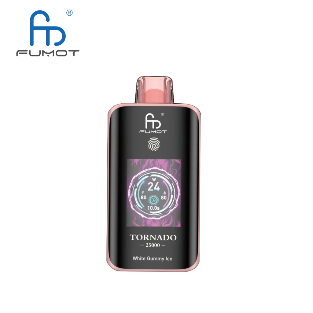 White Gummy Ice disposable vape flavor