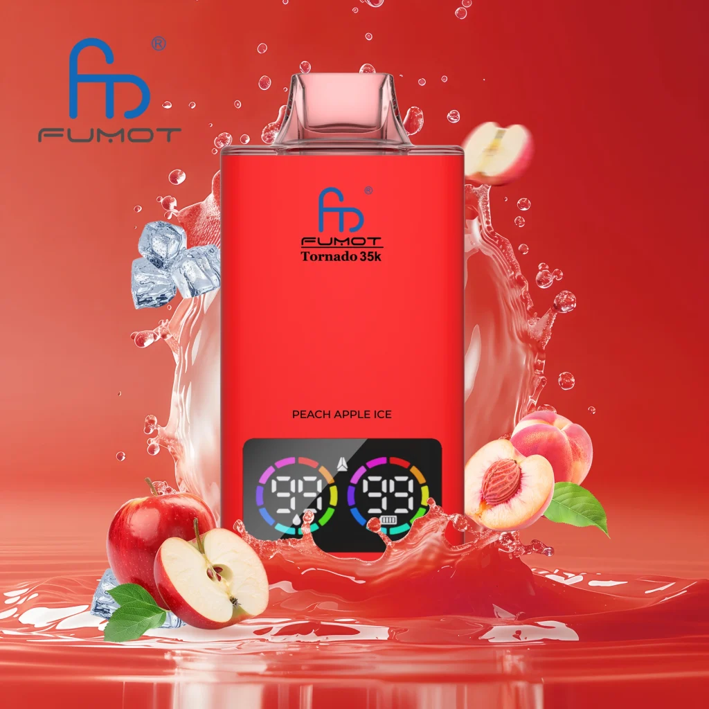 Peach Apple Ice disposable vape flavor