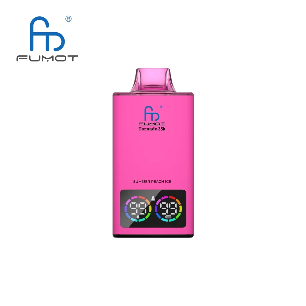 Summer Peach Ice disposable vape flavor