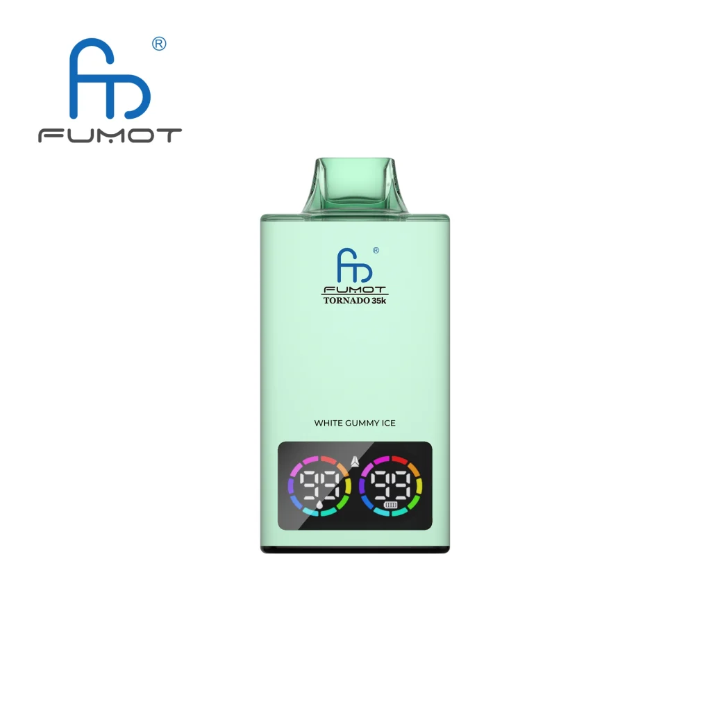 White Gummy Ice disposable vape flavor