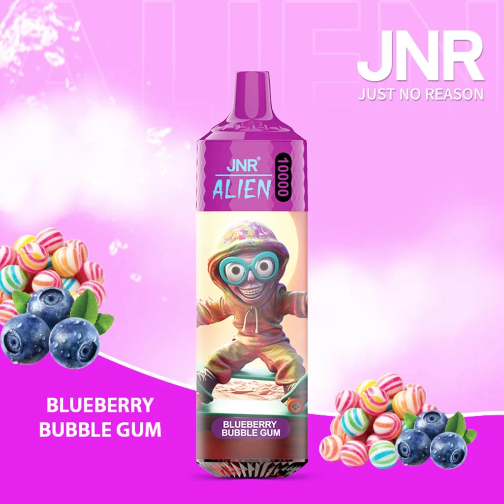 jnr alien 10k Blueberry Bubble Gum flavor