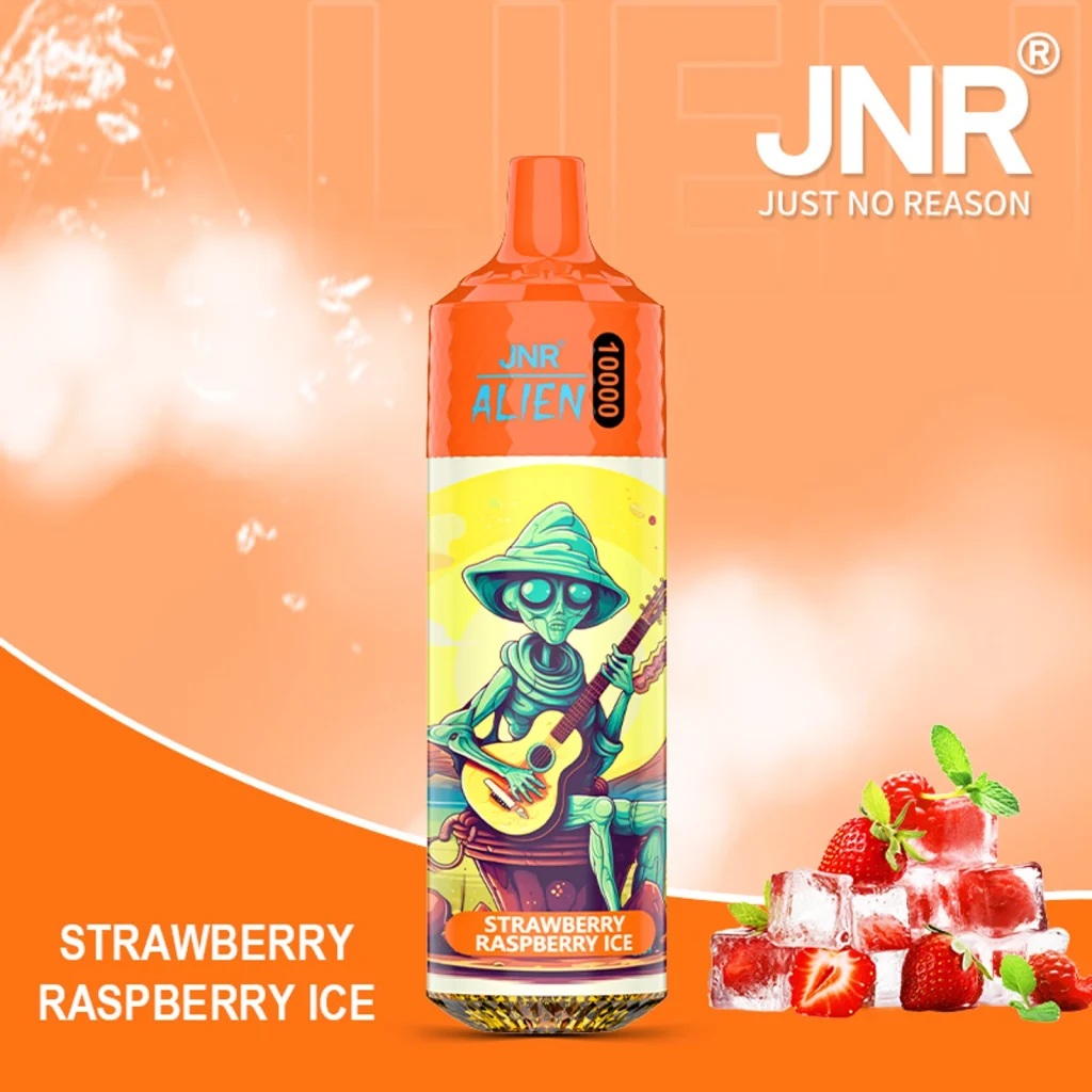 Strawberry Raspberry Ice disposable vape flavor