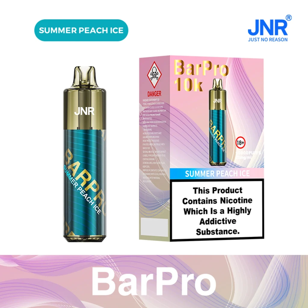 Summer Peach Ice disposable vape flavor