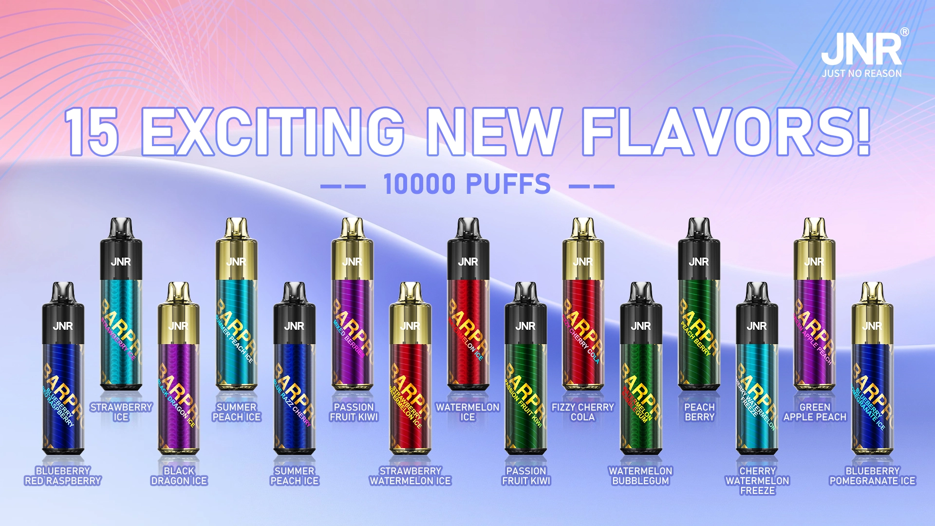 JNR Bar Pro 10000 disposable vape promotional image