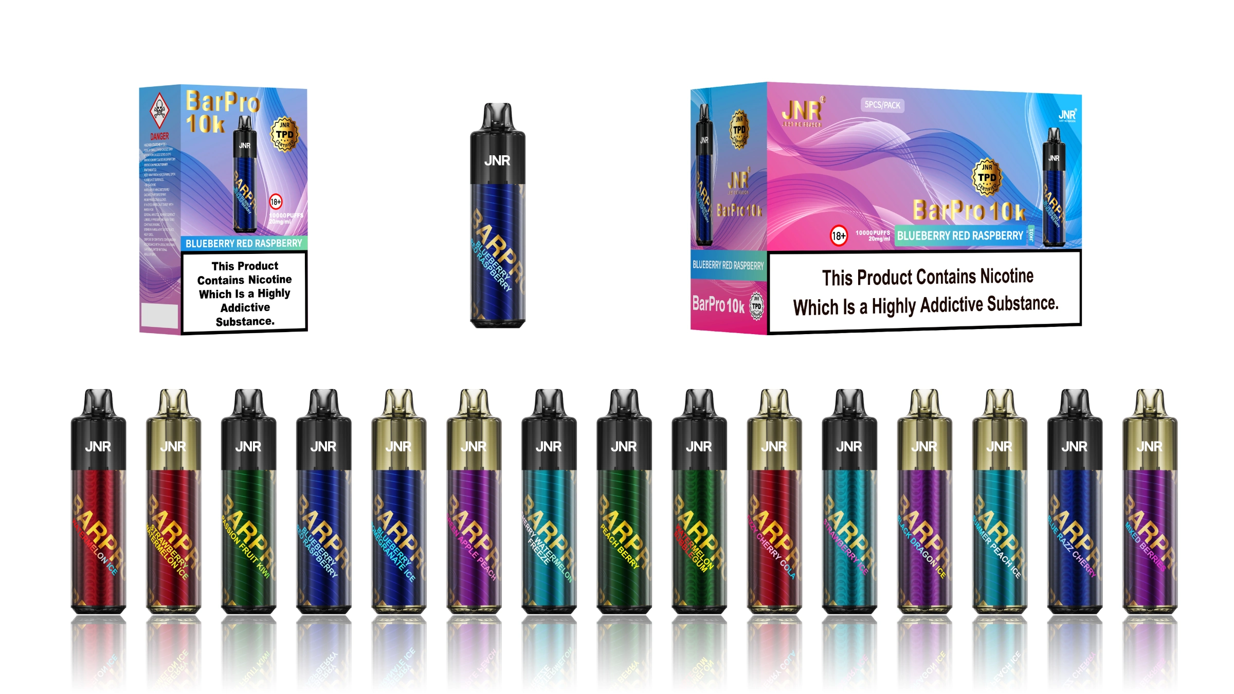 JNR Bar Pro 10000 disposable vape promotional image