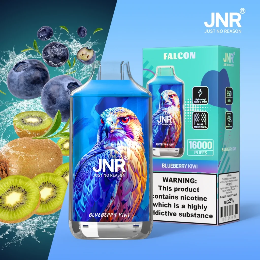 jnr falcon 16k Blueberry Kiwi flavor