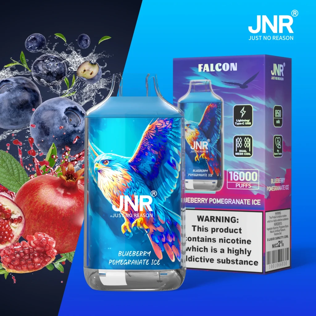 jnr falcon 16k Blueberry Pomegranate Ice Fn03 flavor