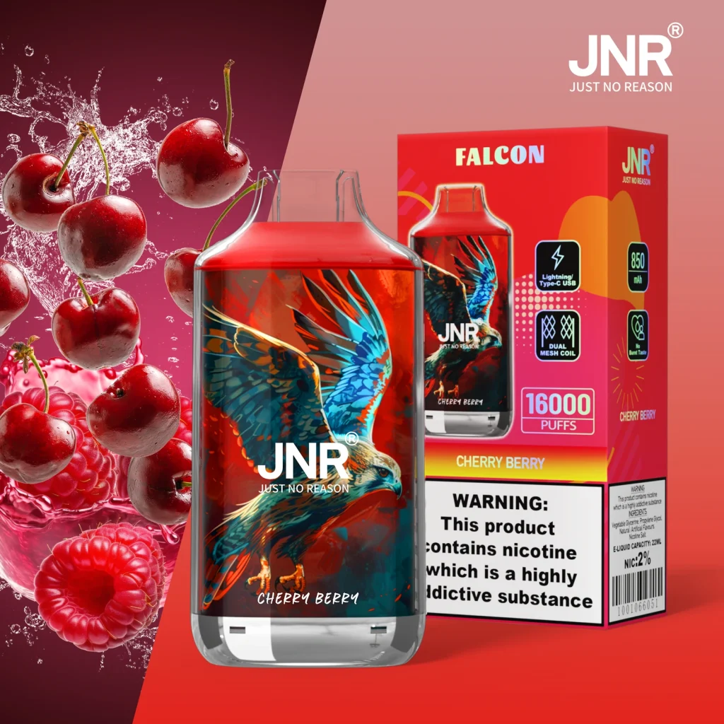 jnr falcon 16k Cherry Berry flavor