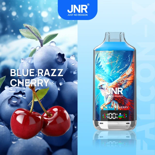 jnr falcon x 18k Blue Razz Cherry flavor