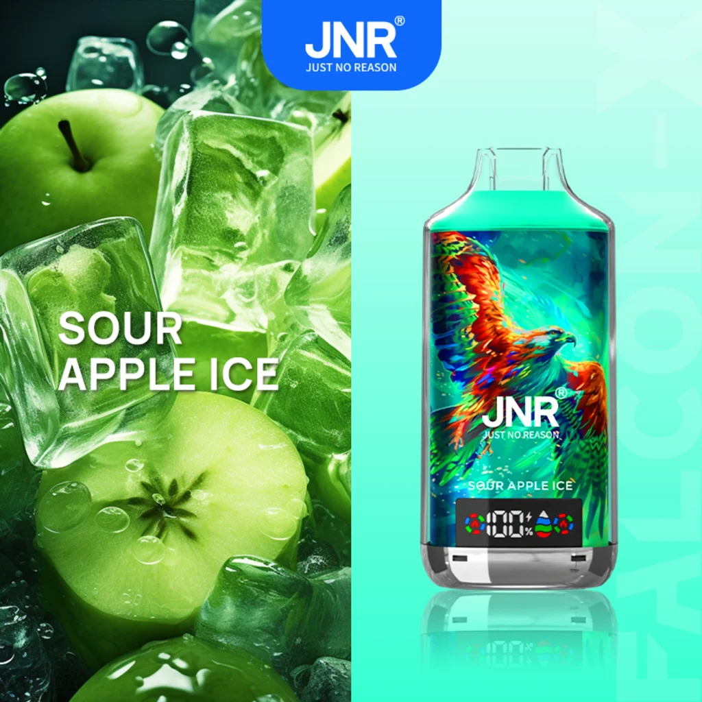 Sour Apple Ice disposable vape flavor