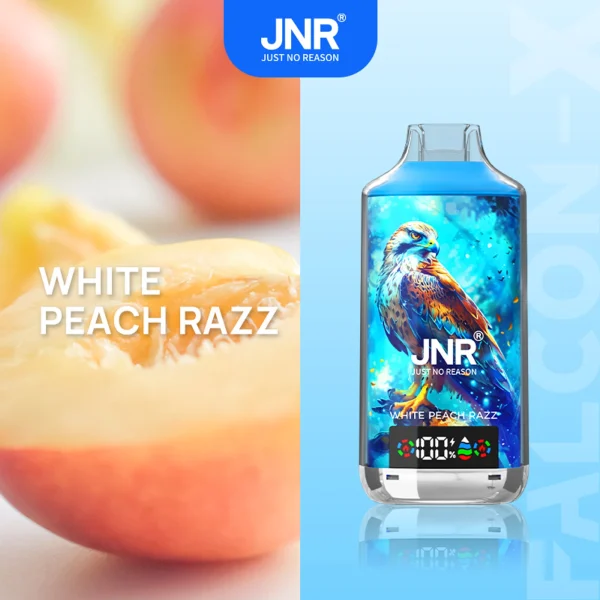 White Peach Razz disposable vape flavor