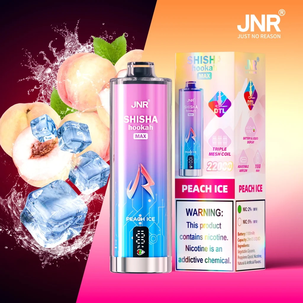 Peach Ice disposable vape flavor