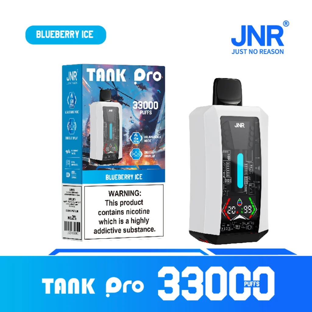 jnr tank pro 33k Blueberry Ice flavor