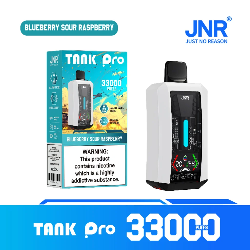 jnr tank pro 33k Blueberry Sour Raspberry flavor