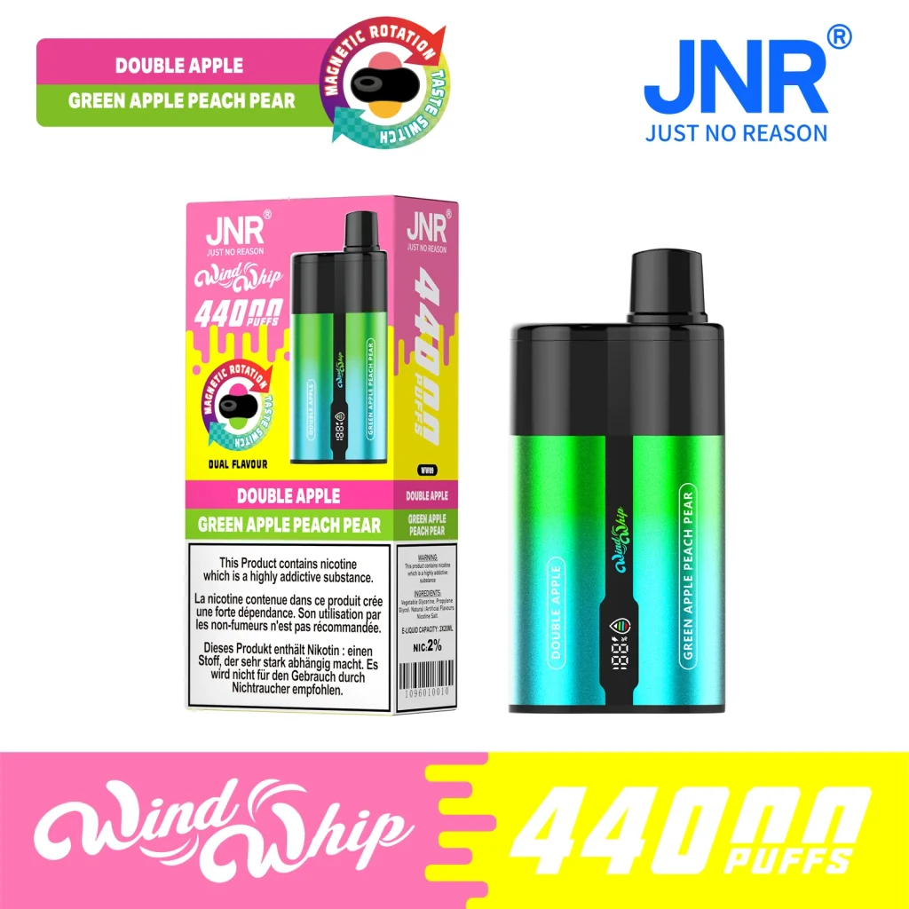 Double Applegreen Apple Peach Pear disposable vape flavor