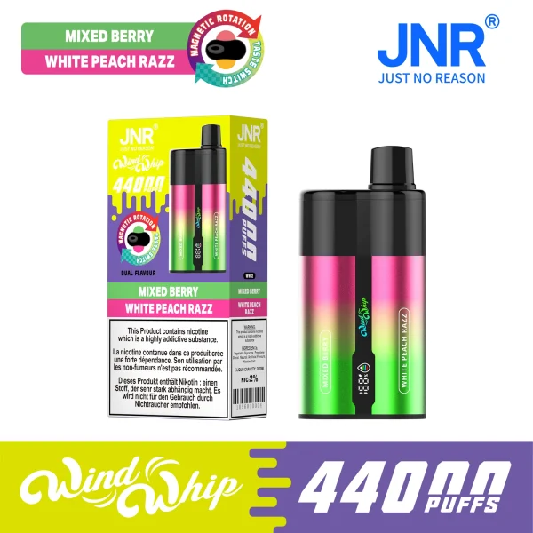 Mixed Berry White Peach Razz disposable vape flavor