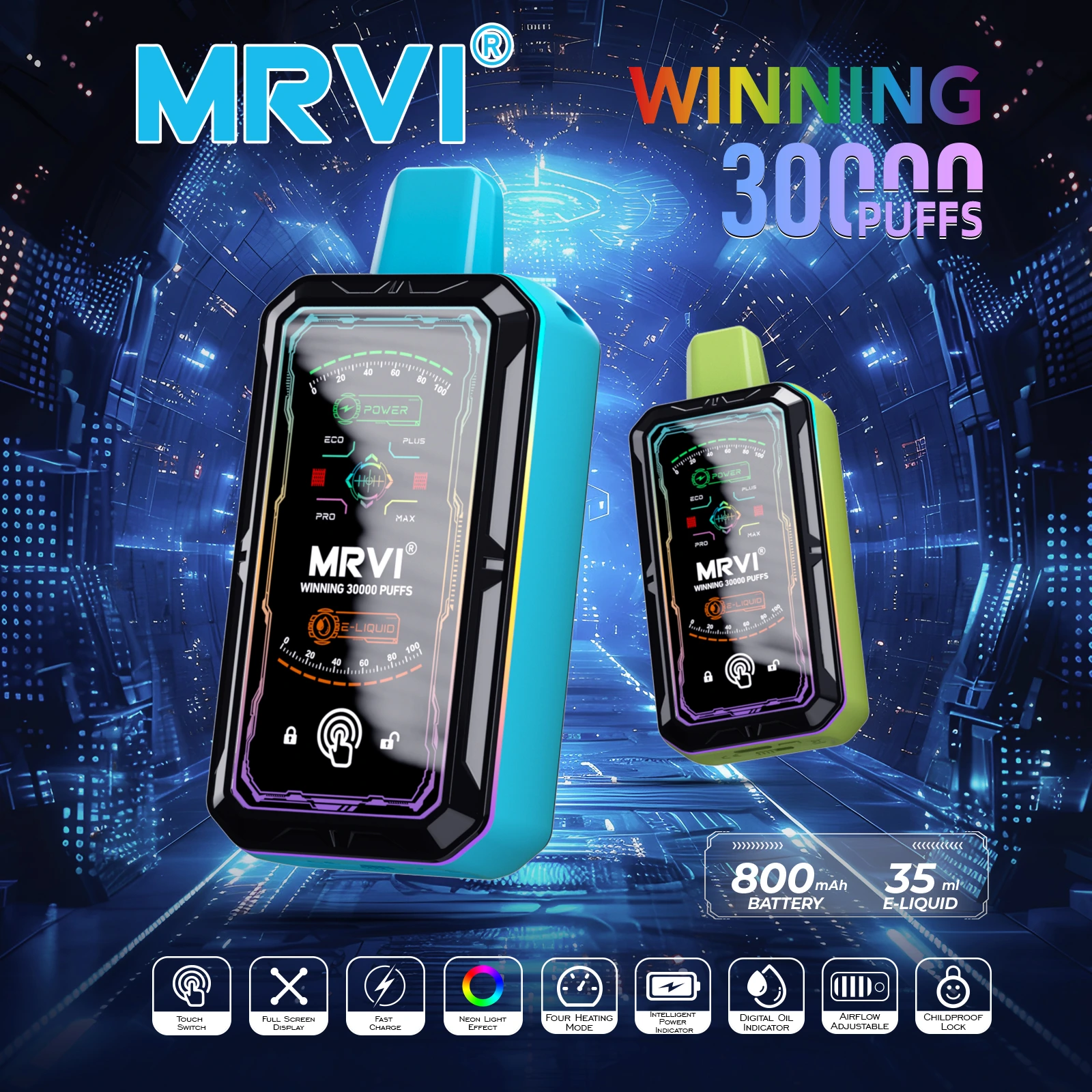 MRVI Winning 30000 disposable vape product image