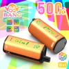 qq bang 500k 6 in 1 Pineapple Apple Pear, Red Bull, Cherry Cola, Solo No. 1, Strawberry Kiwi, Sex On The Beach flavor option