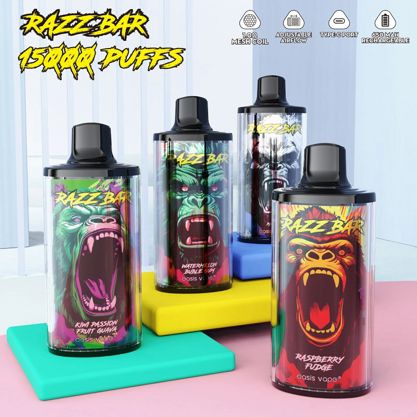 15k razz bar disposable vape product image