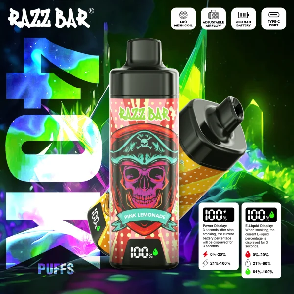 40k razz bar pink lemonade display feature poster