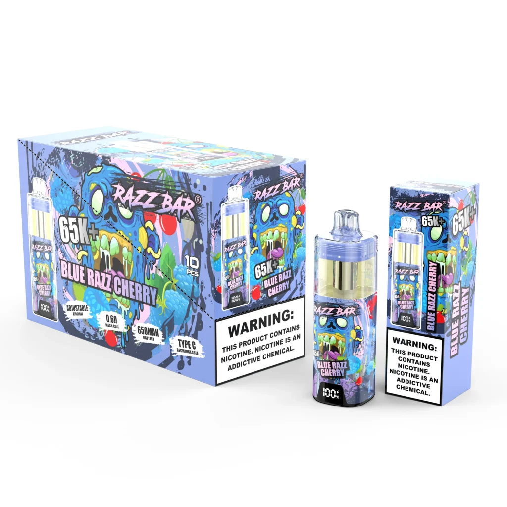 Razz Bar vape lush ice packaging set