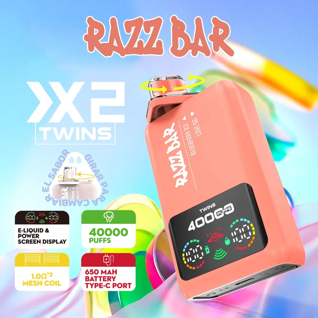 Razz Bar vape blueberry ice love 66 feature poster