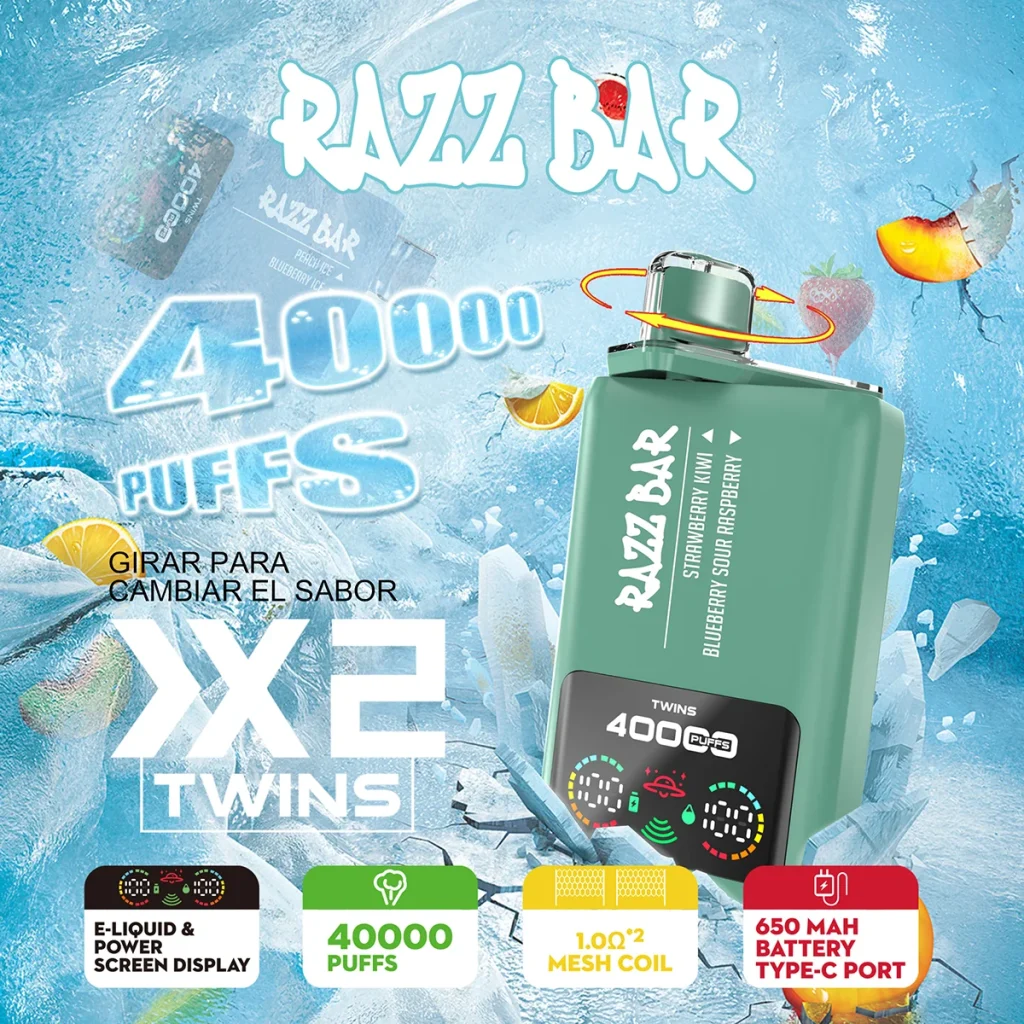 razz bar twins 40000 strawberry kiwi blueberry sour raspberry feature poster