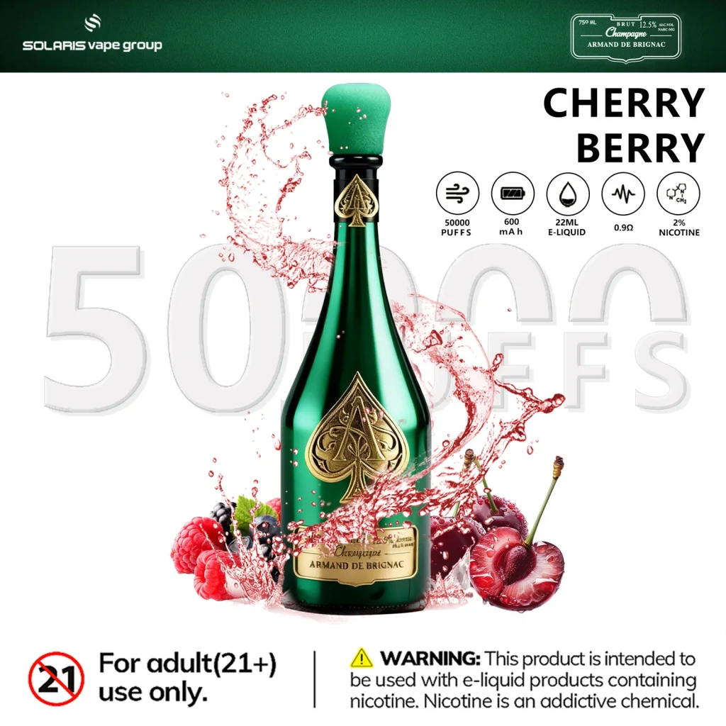 Cherry Berry disposable vape flavor