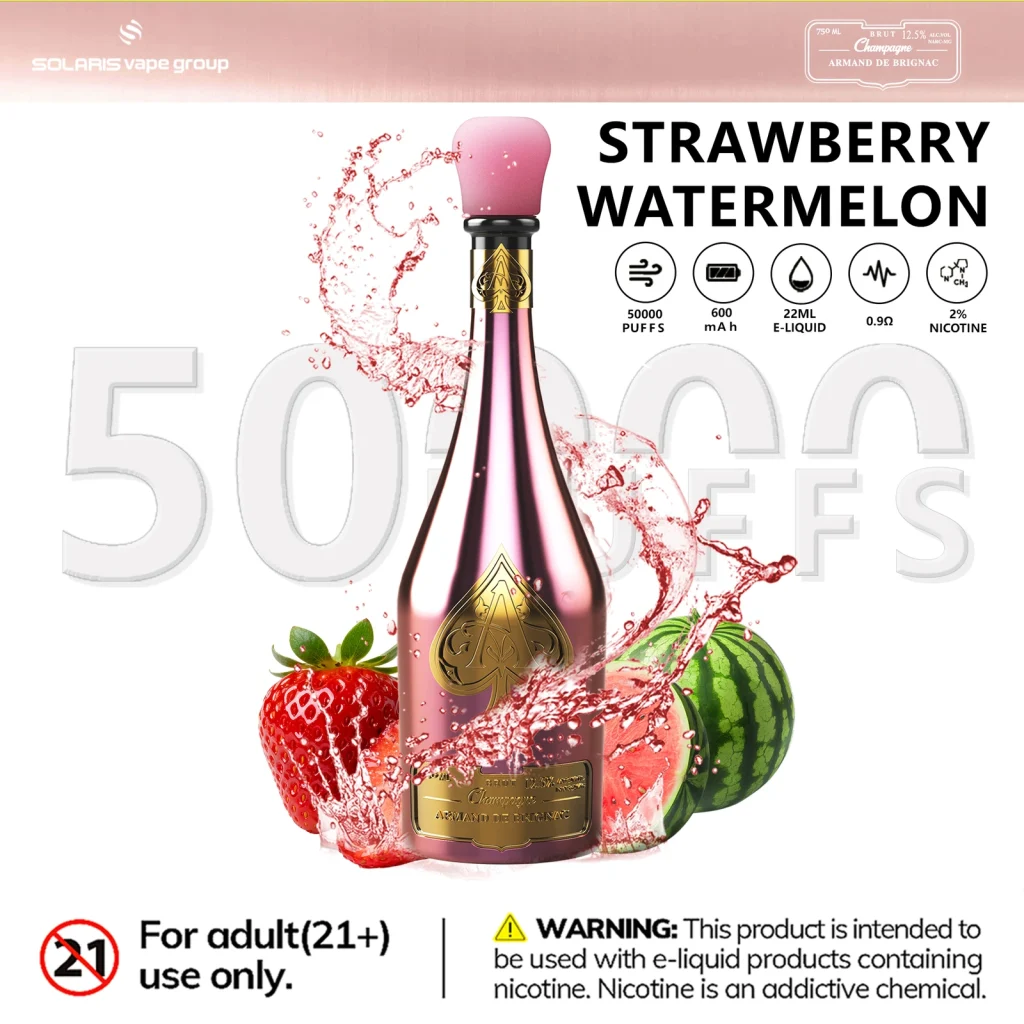 Strawberry Watermelon disposable vape flavor