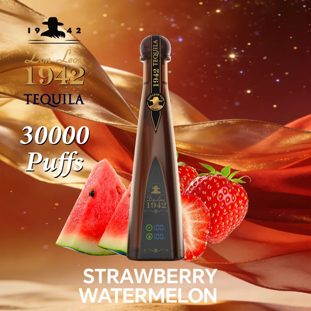 Solaris Don Leon 1942 Tequila Vape 30000 Strawberry Kiwi flavor