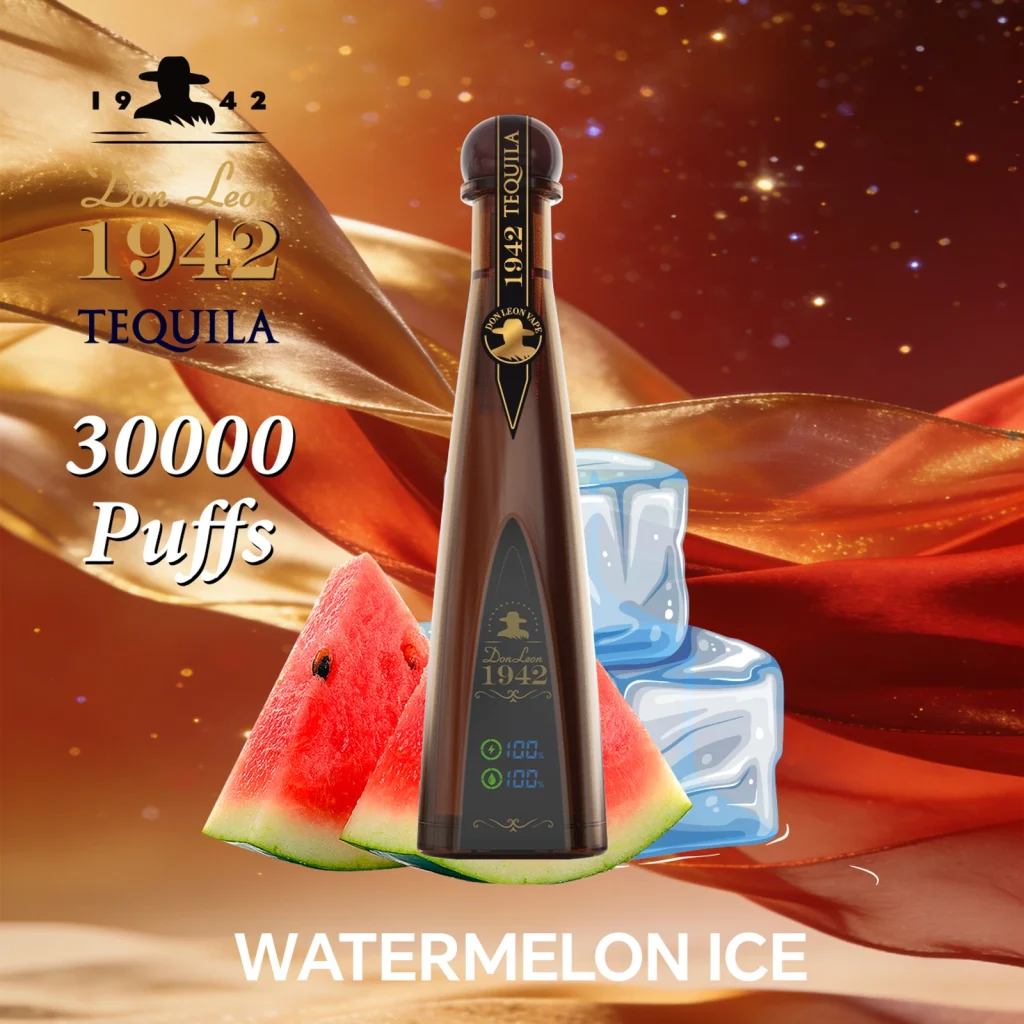 Solaris Don Leon 1942 Tequila Vape 30000 Watermelon Ice flavor