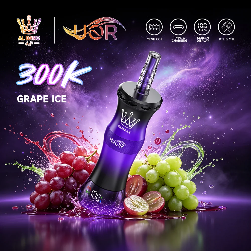 UOR Al Bang 300K Grape Ice flavor