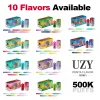UZY 10 in 1 500K flavor configurations chart