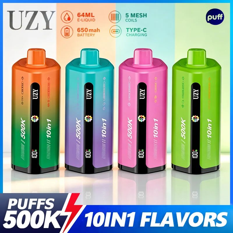 UZY 500K multi-flavor disposable vape view 2