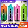 UZY 500K multi-flavor disposable vape view 7