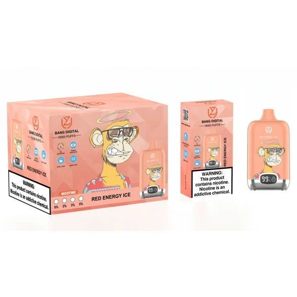 Red Energy Ice disposable vape flavor