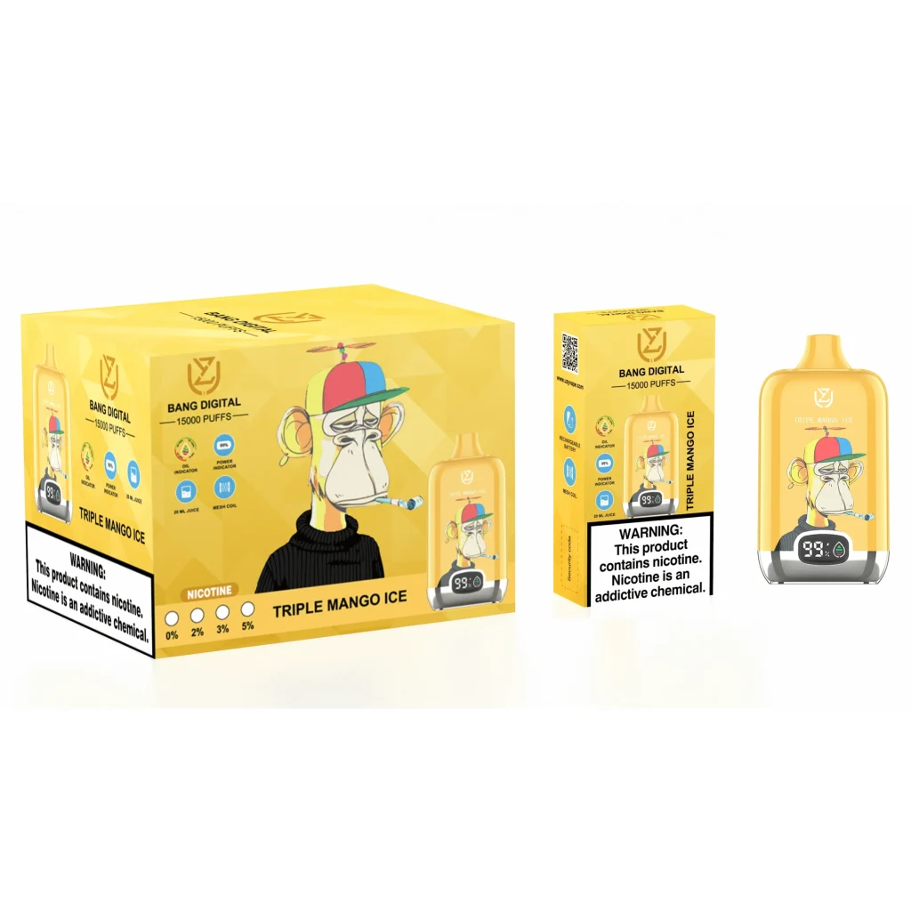 Triple Mango Ice disposable vape flavor