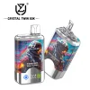 uzy crystal twin 50k Strawberry Kiwi &Grape Ice flavor