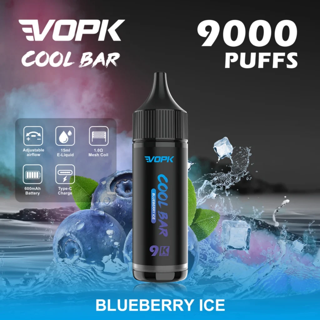 Blueberry Ice disposable vape flavor