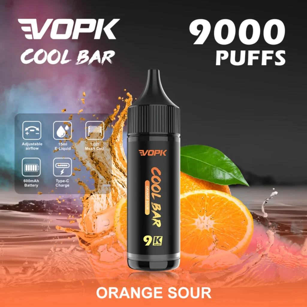 VOPK Cool Bar 9000 Orange Soda flavor